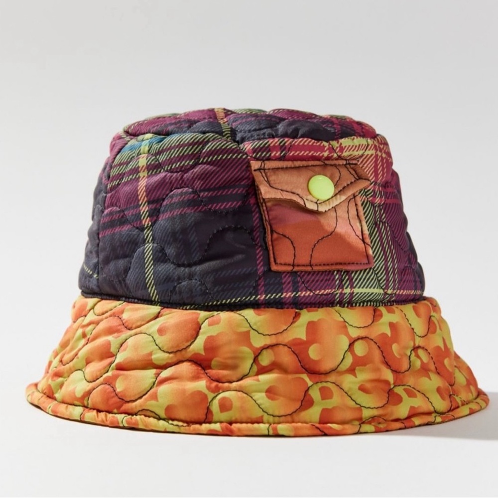NWT 90s Patchwork Bucket Hat